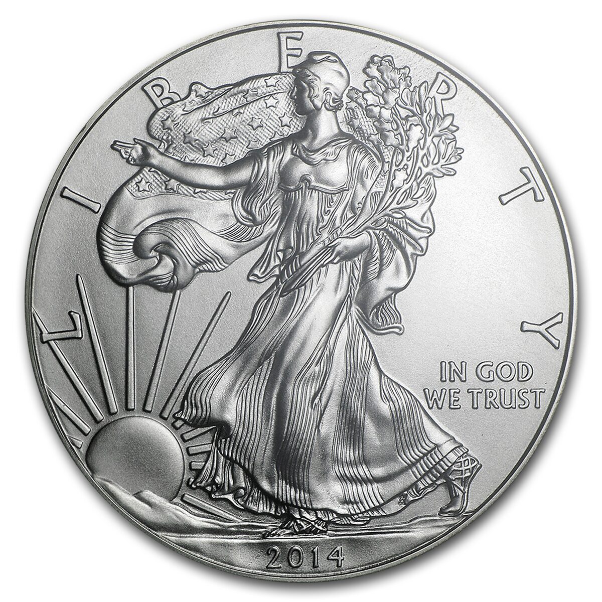 2014 American Silver Eagle MS-70 PCGS