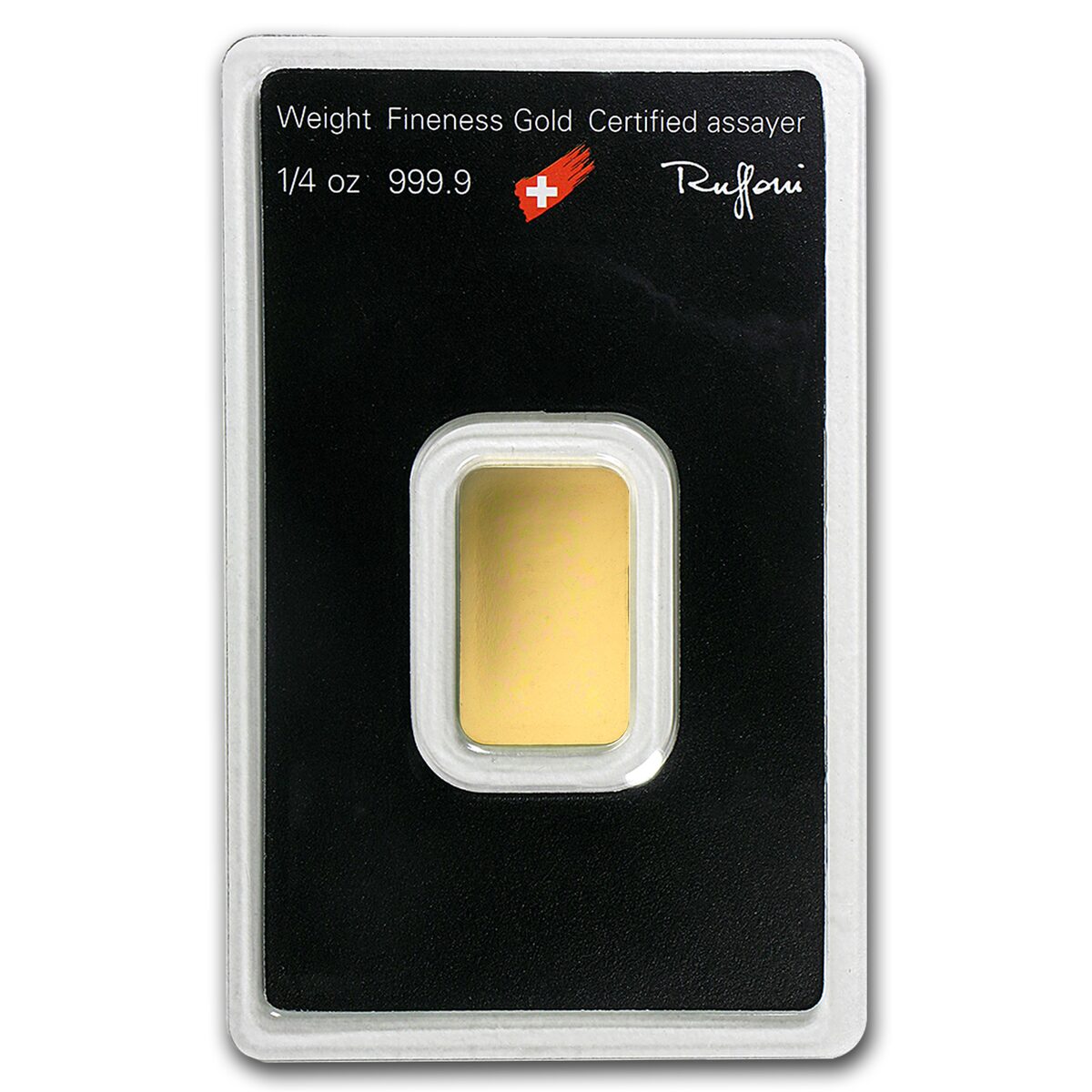 1/4 oz Gold Bar - Argor-Heraeus (In Assay)