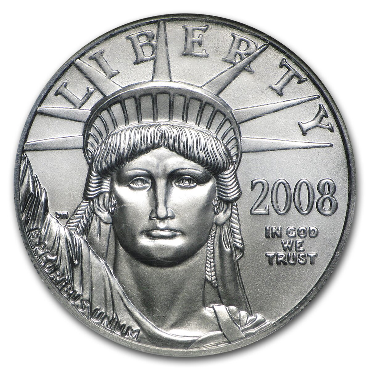 2008 1 oz American Platinum Eagle MS-69 NGC