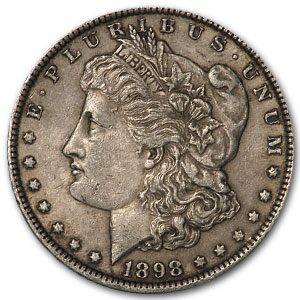 1898 Morgan Dollar XF