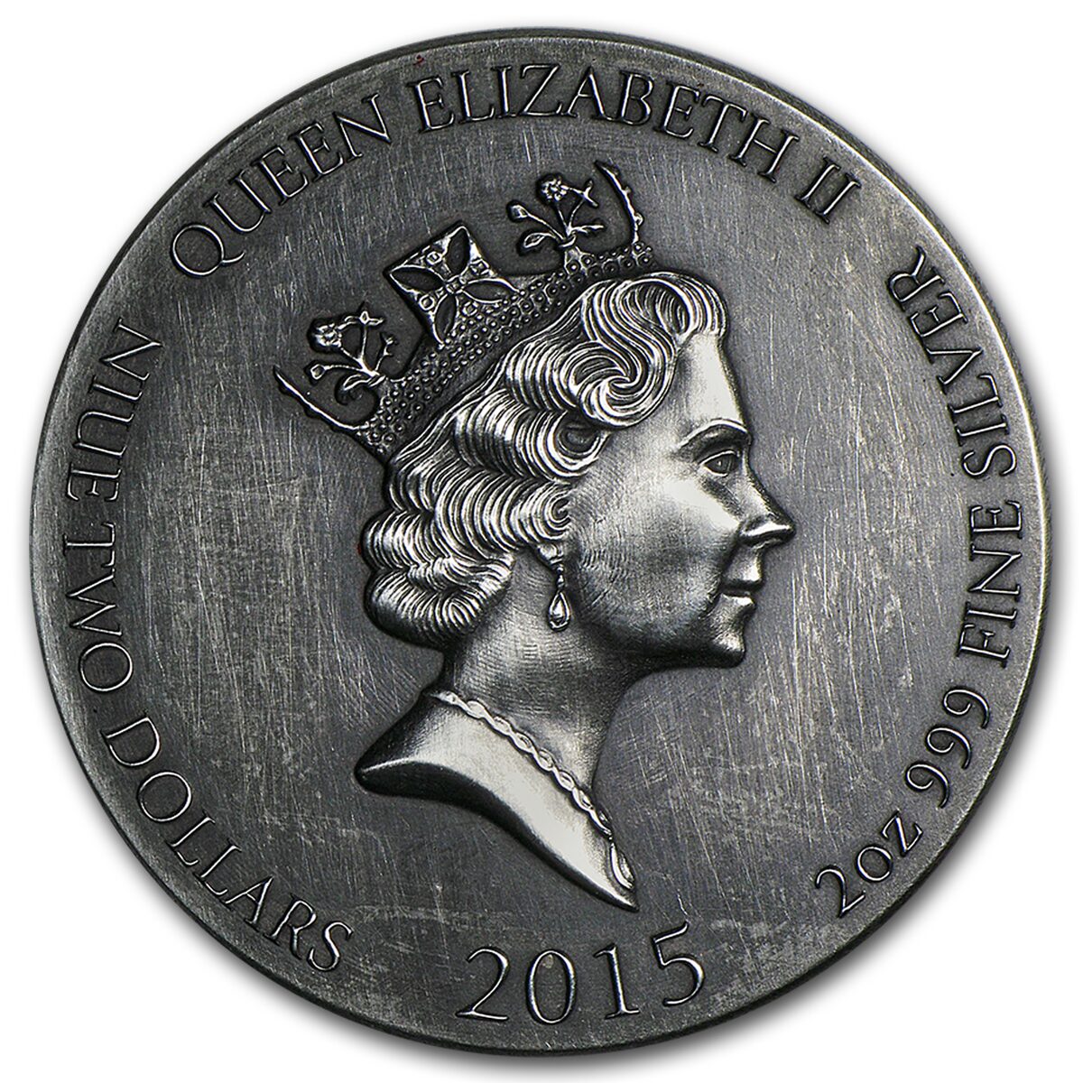 2015 2 oz Silver Coin - Biblical Series (Pale Horse)
