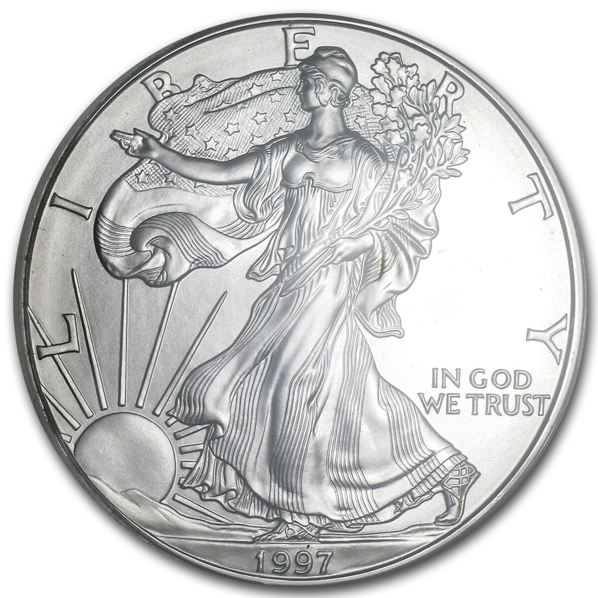 1997 American Silver Eagle MS-69 PCGS