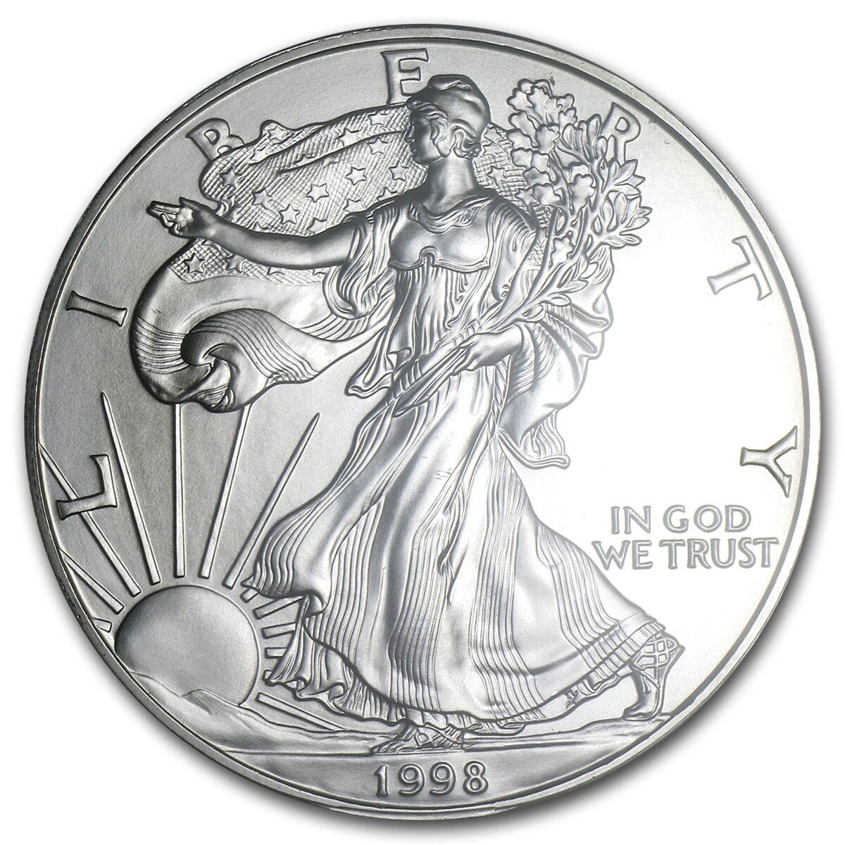 1998 American Silver Eagle MS-69 PCGS
