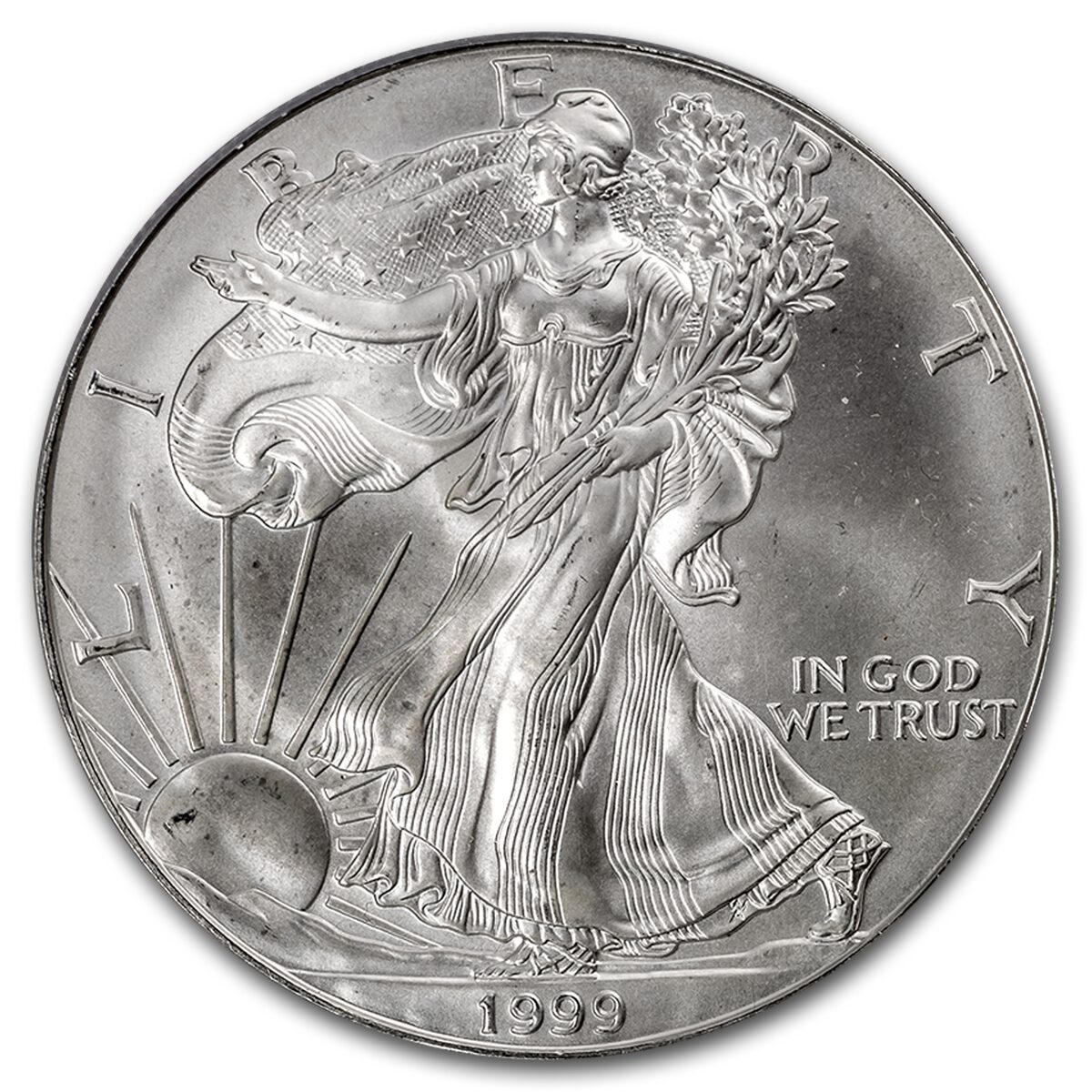 1999 American Silver Eagle MS-69 PCGS