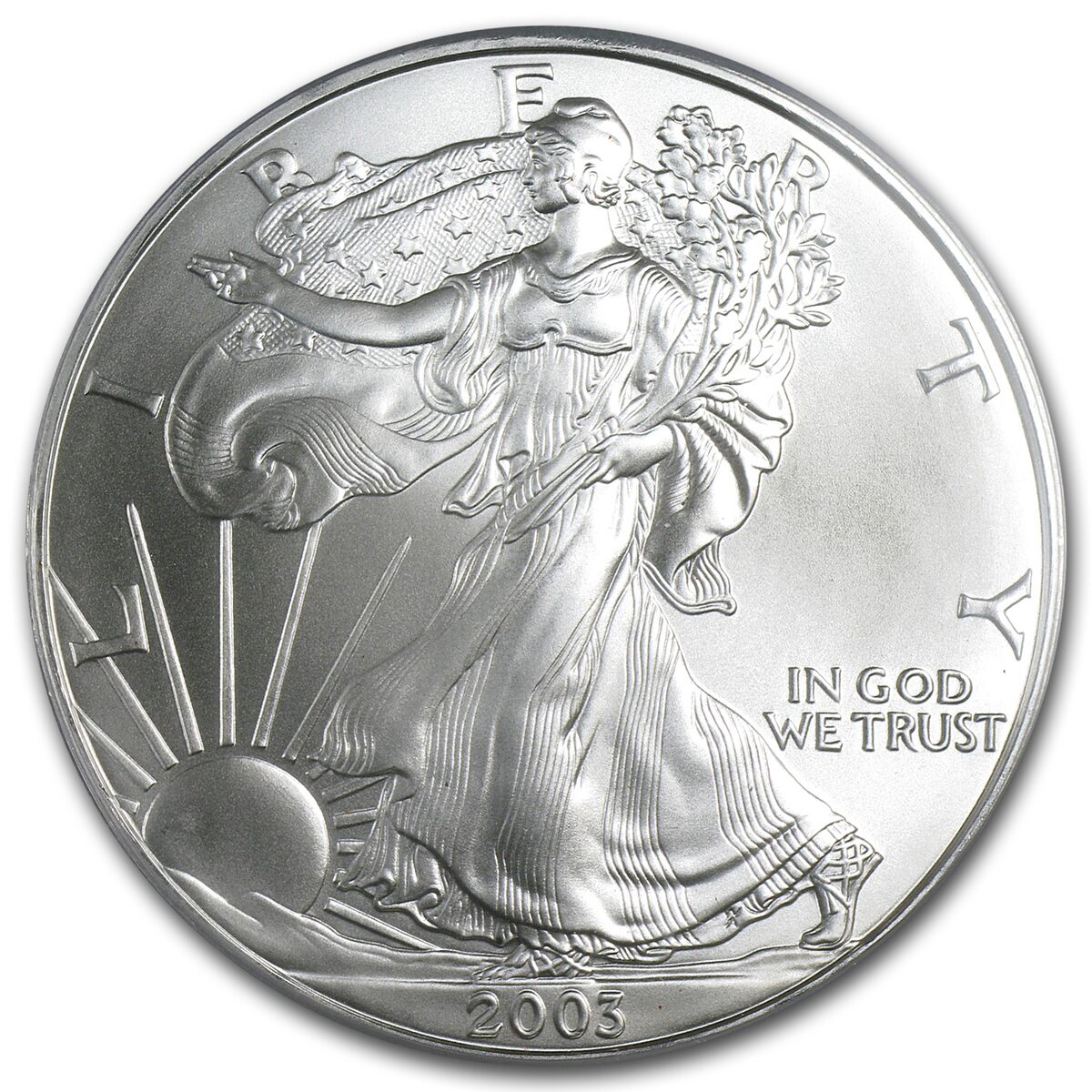 2003 American Silver Eagle MS-69 PCGS