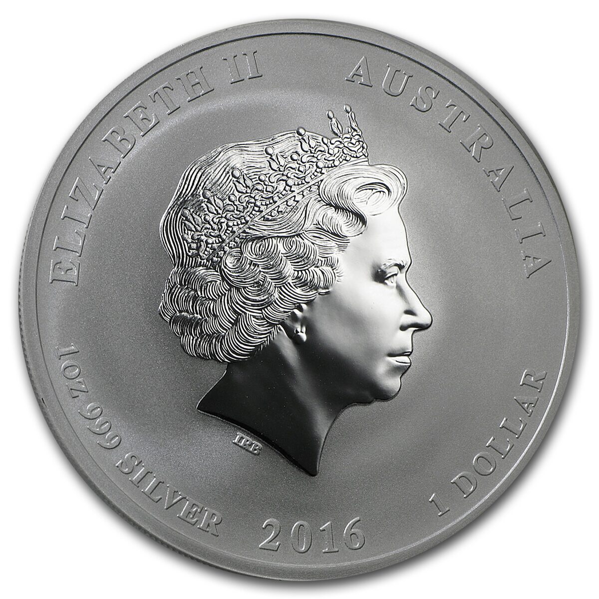 2016 Australia 1 oz Silver Lunar Monkey BU (Series II)