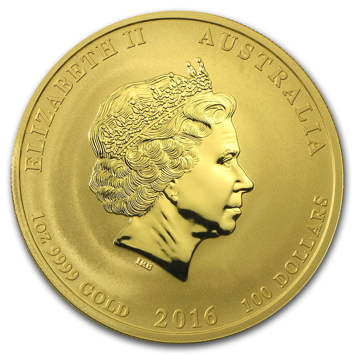 2016 Australia 1 oz Gold Lunar Monkey BU (Series II)