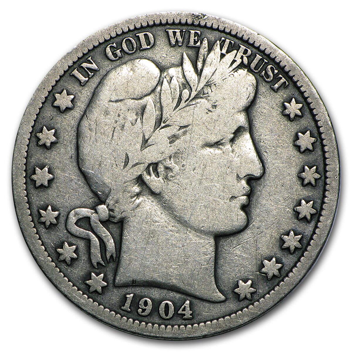 1904-S Barber Half Dollar Fine
