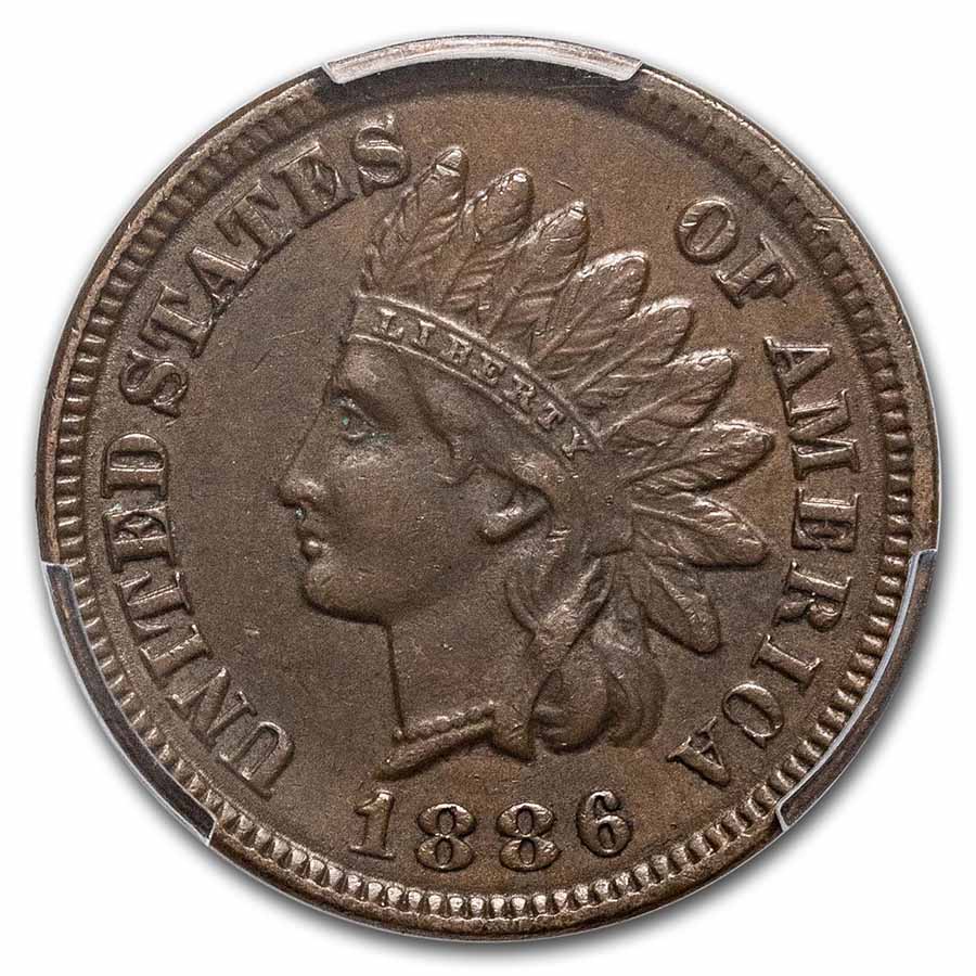1886 Indian Head Cent Type-I XF-45 PCGS
