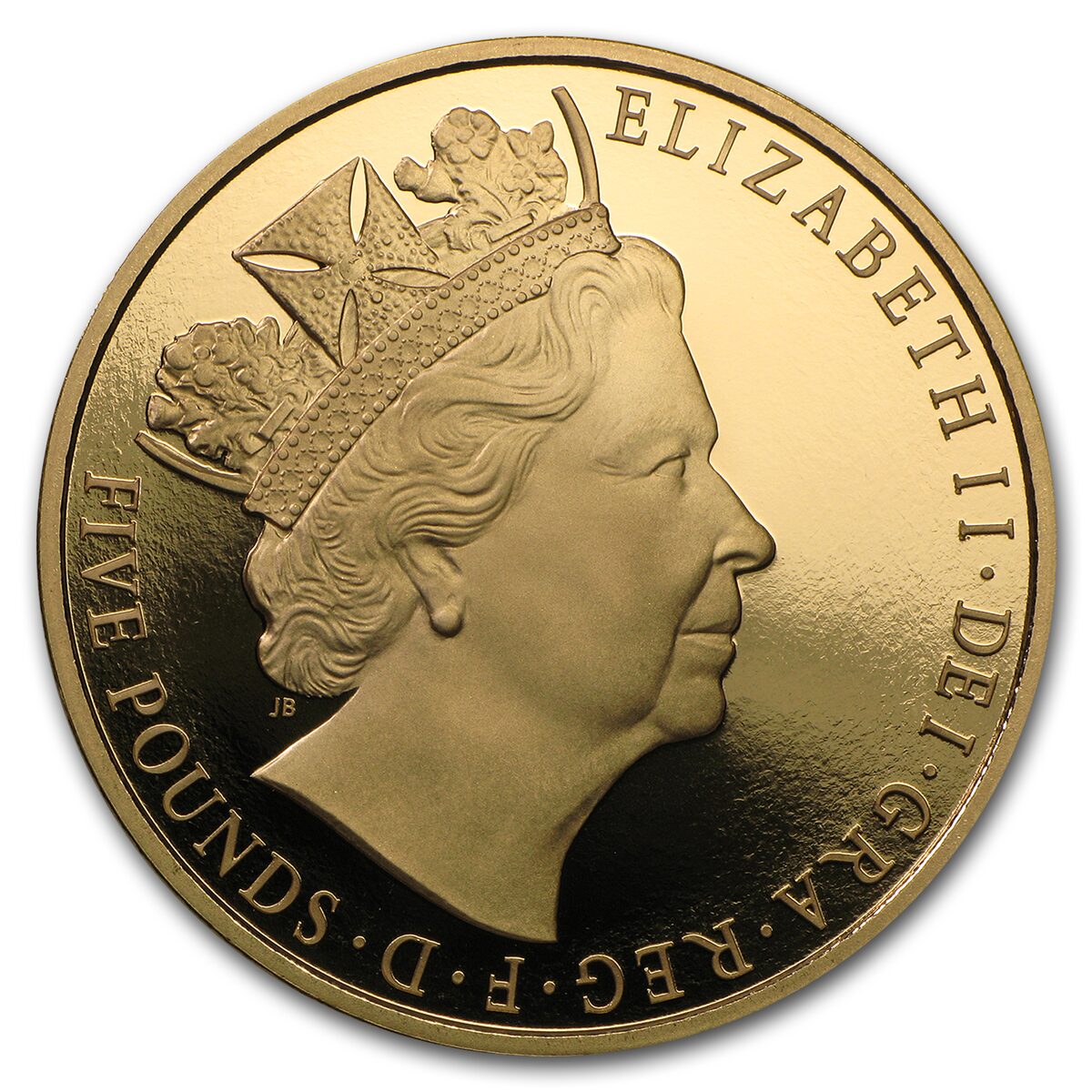 2015 Great Britain £5 Gold Longest Reigning Monarch Proof