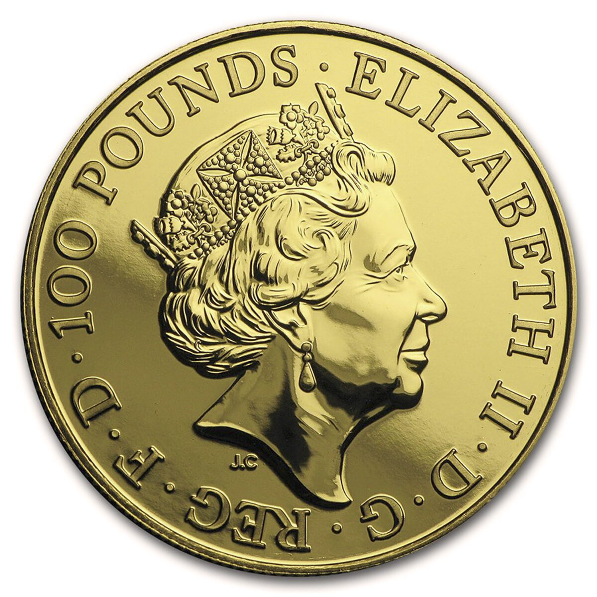 2016 Great Britain 1 oz Gold Year of the Monkey BU