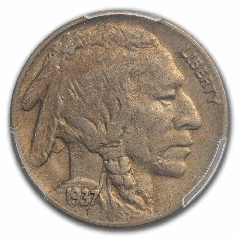1937-D 3 Legged Buffalo Nickel AU-53 PCGS