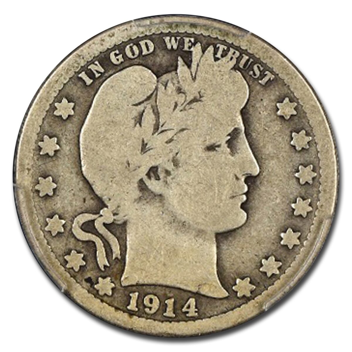 1914-S Barber Quarter VG-8 PCGS
