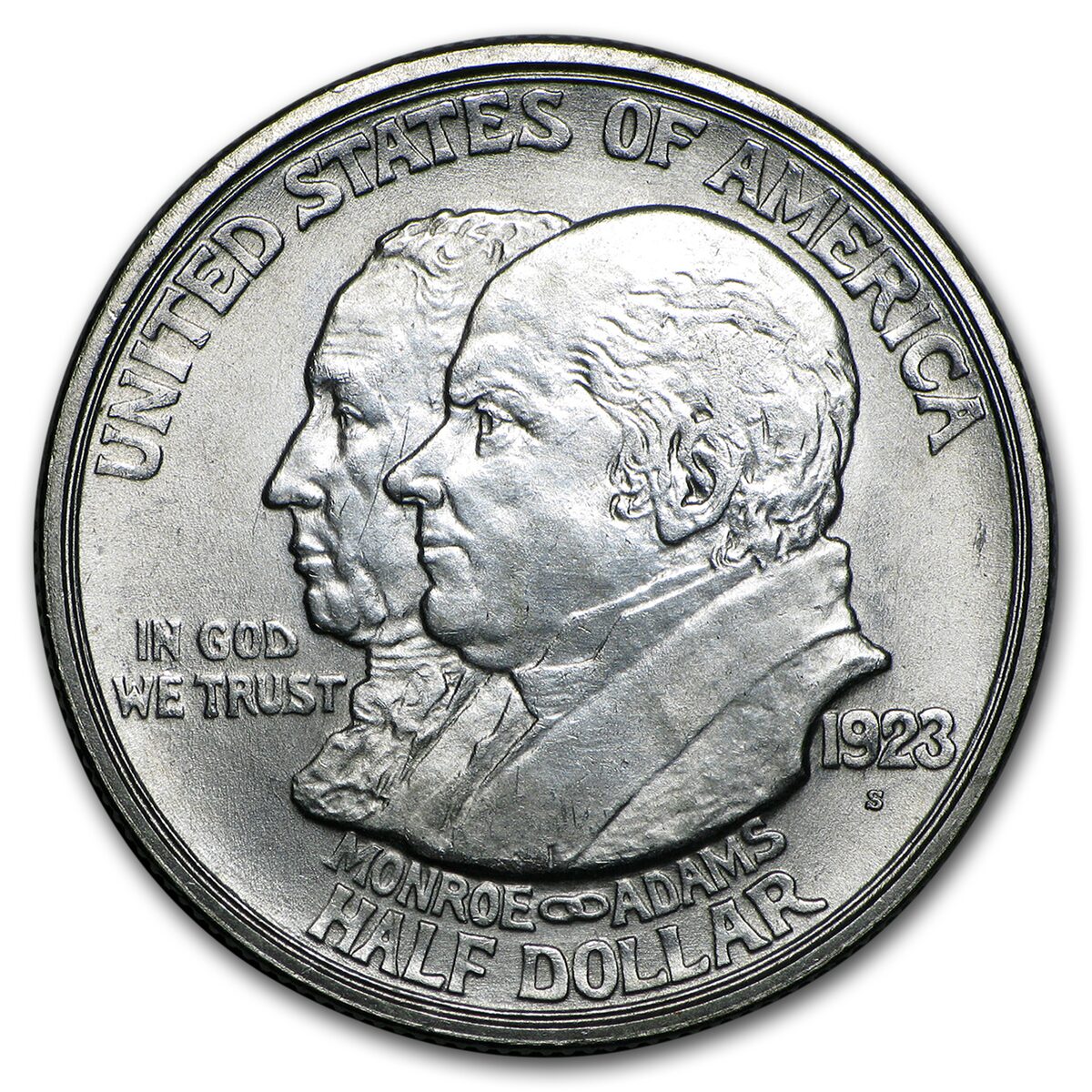 1923-S Monroe Doctrine Half BU