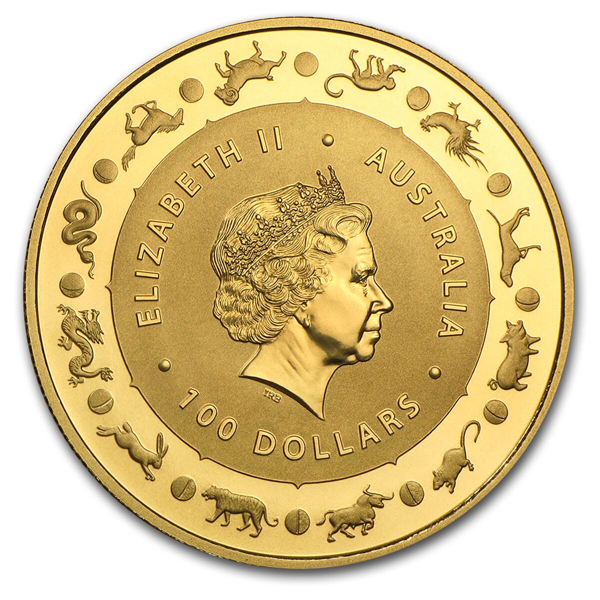 2016 Australia 1 oz Gold Lunar Year of the Monkey BU (RAM)