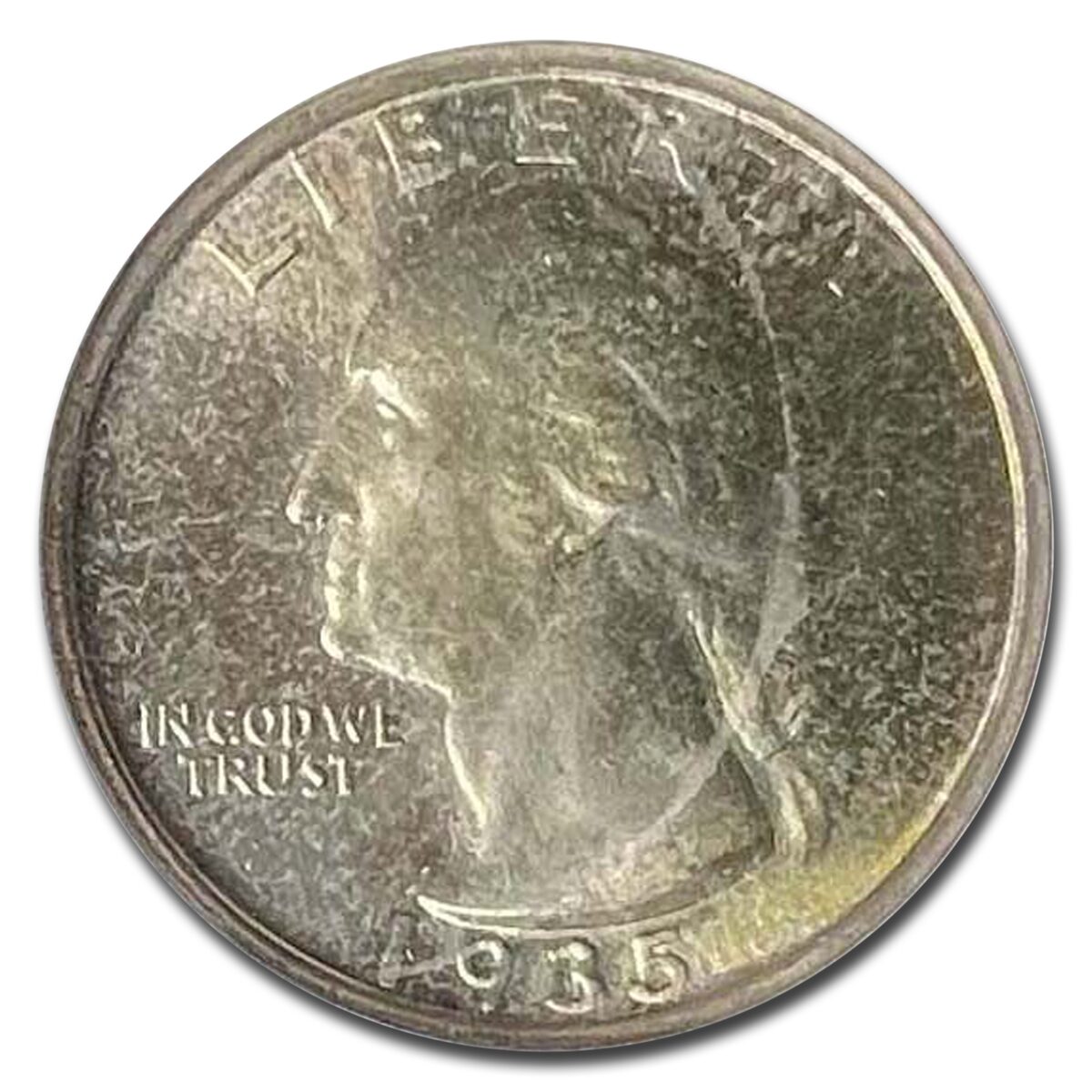 1935-S Washington Quarter MS-64 NGC