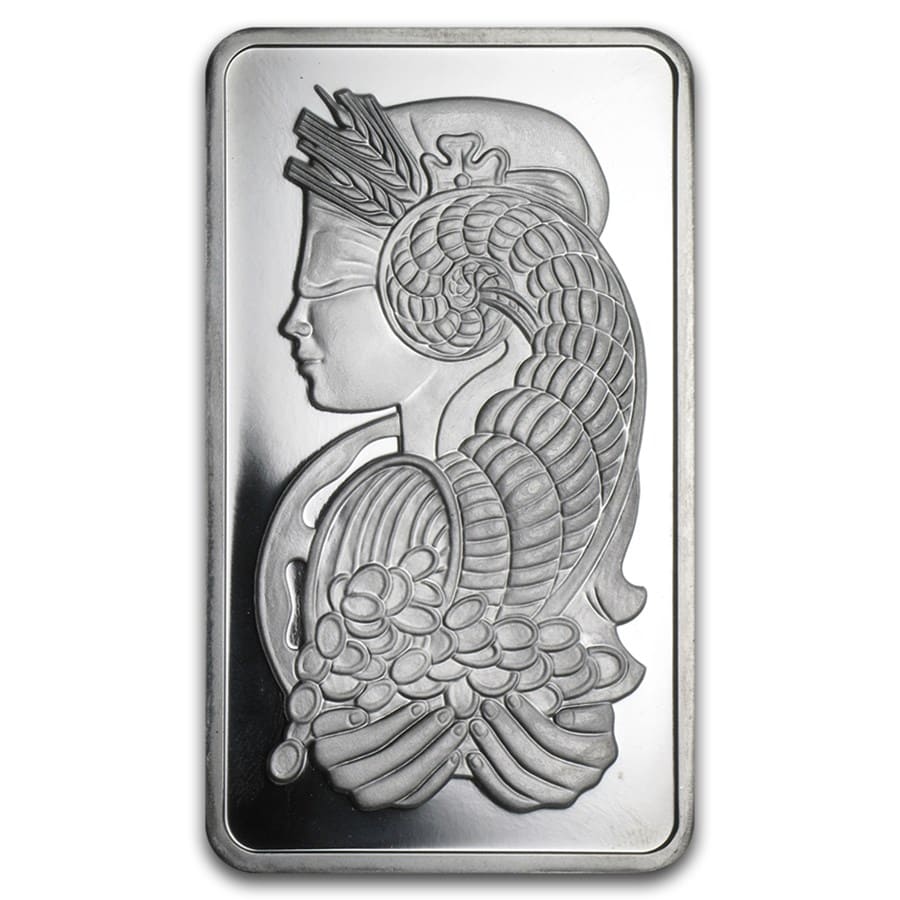 5 oz Platinum Bar - PAMP Suisse Lady Fortuna (In Assay)