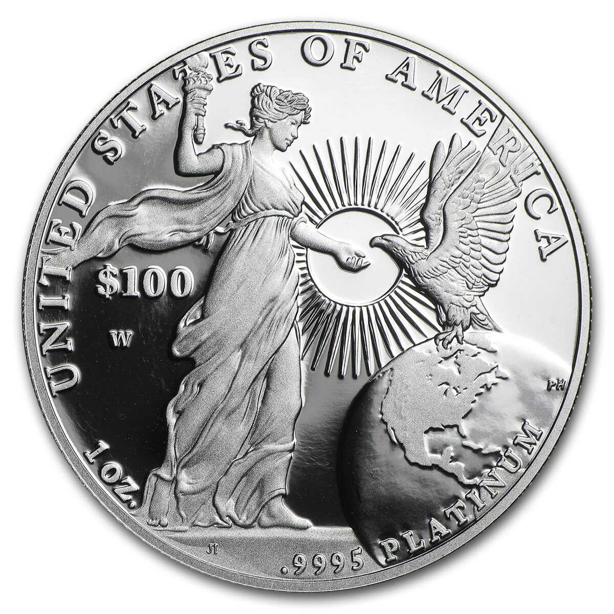 2015-W 1 oz Proof American Platinum Eagle (w/Box & COA)