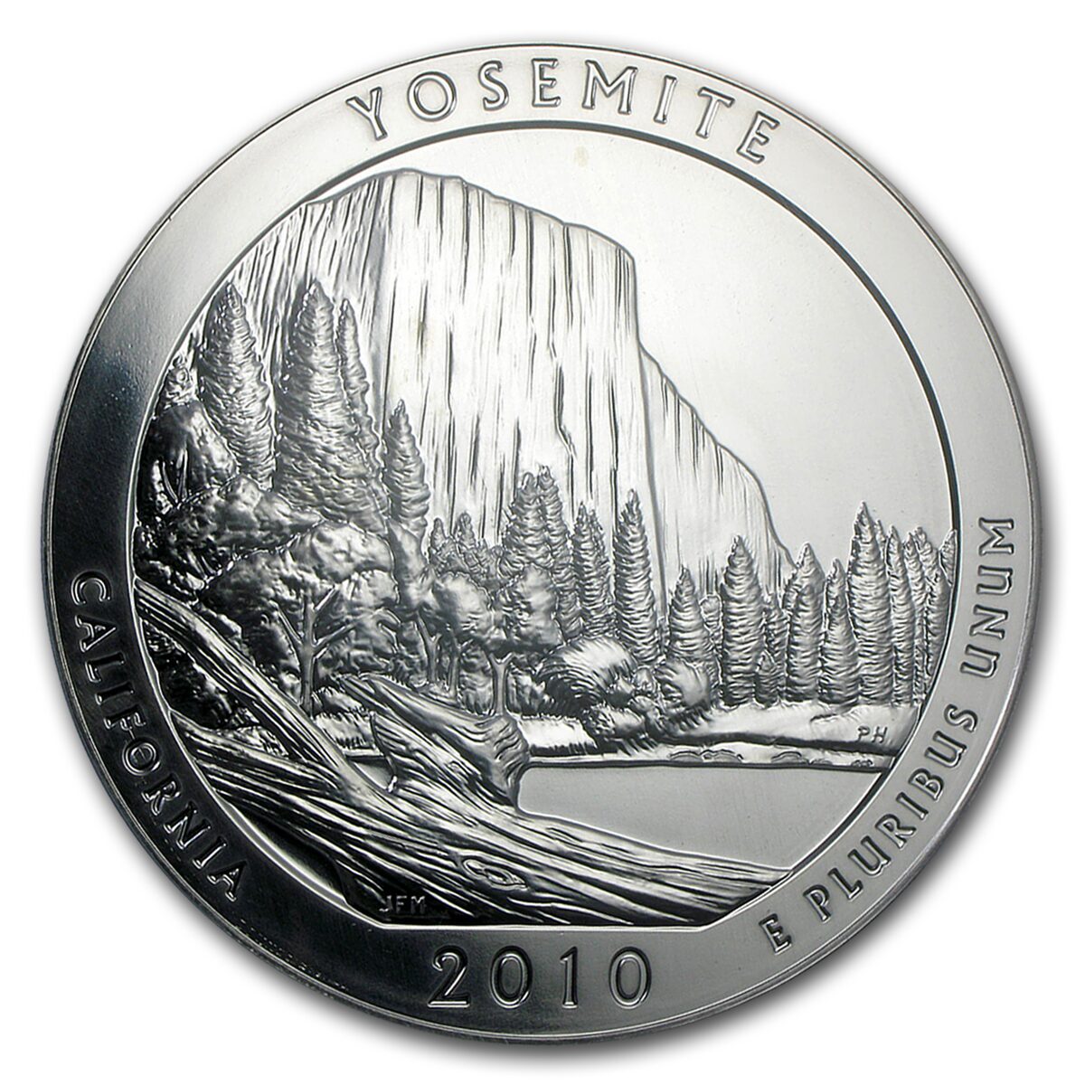 2010 5 oz Silver ATB Yosemite MS-68 PL PCGS (FirstStrike®)