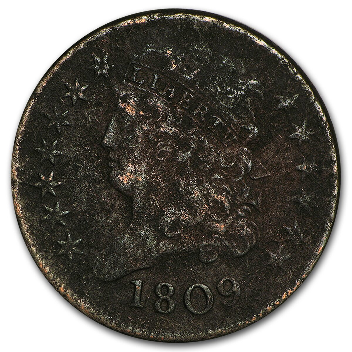 1809 Half Cent Cull