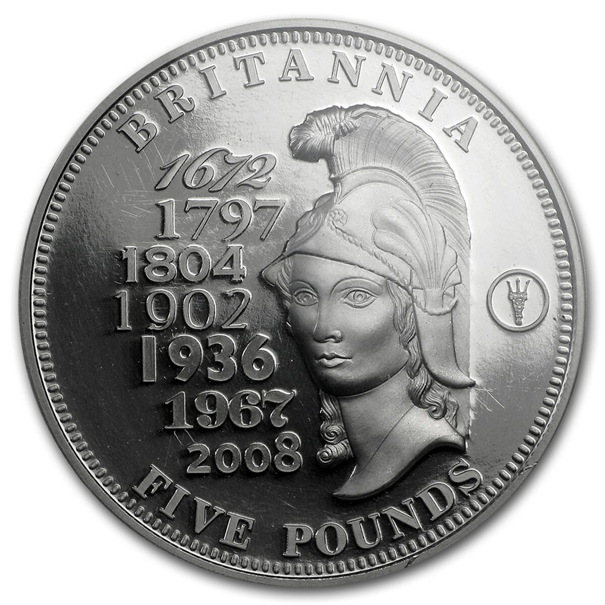 2010 Britannia Tristan Da Cunha Palladium £5 Gem Proof PCGS