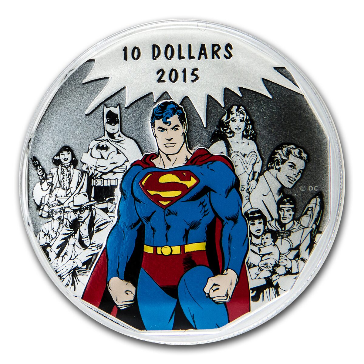 2015 Canada 1/2 oz Silver $10 DC Comics Originals: Legacy