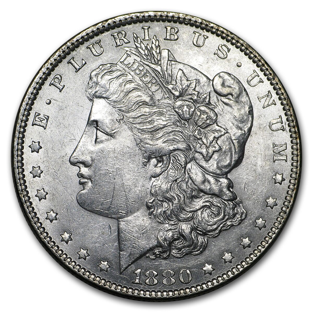 1880 Morgan Dollar AU