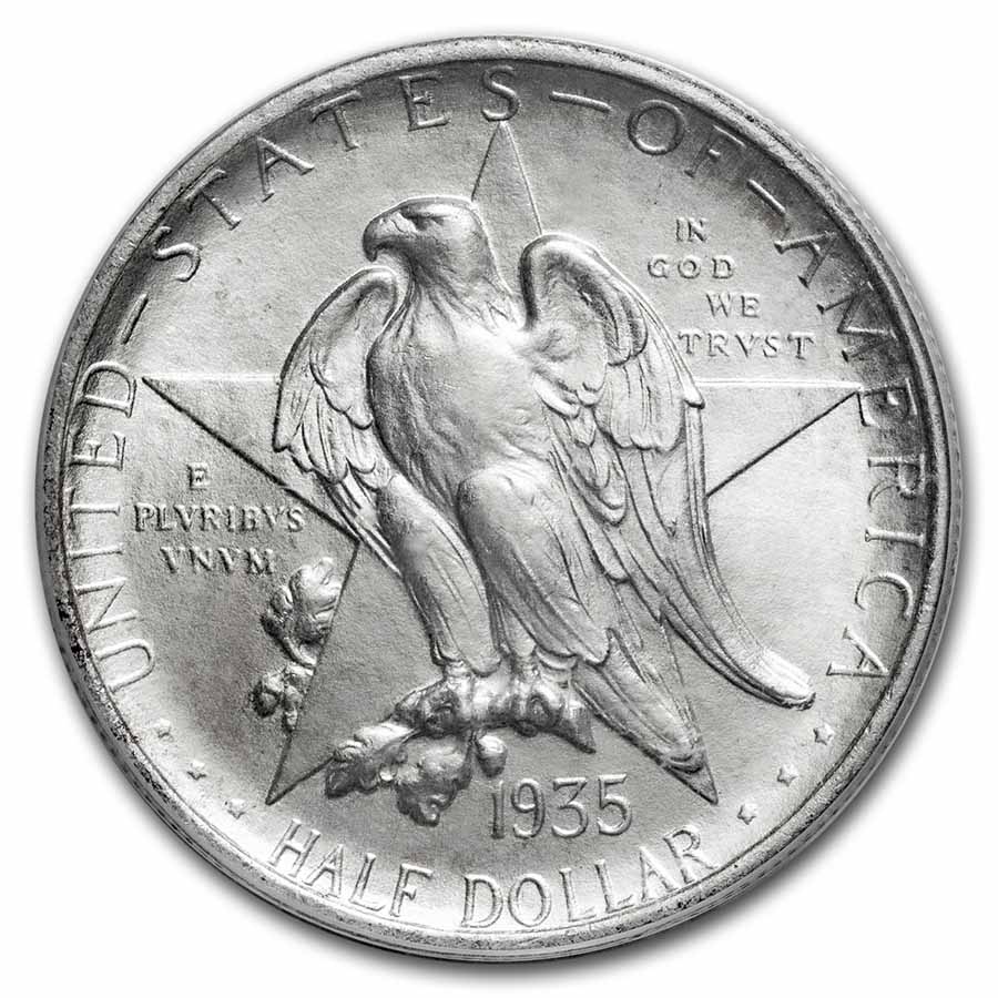 1935 Texas Centennial Half Dollar Commem MS-67 PCGS