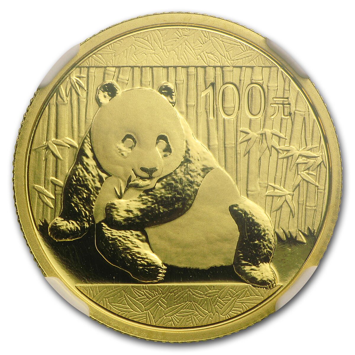 2015 China 1/4 oz Gold Panda MS-69 NGC