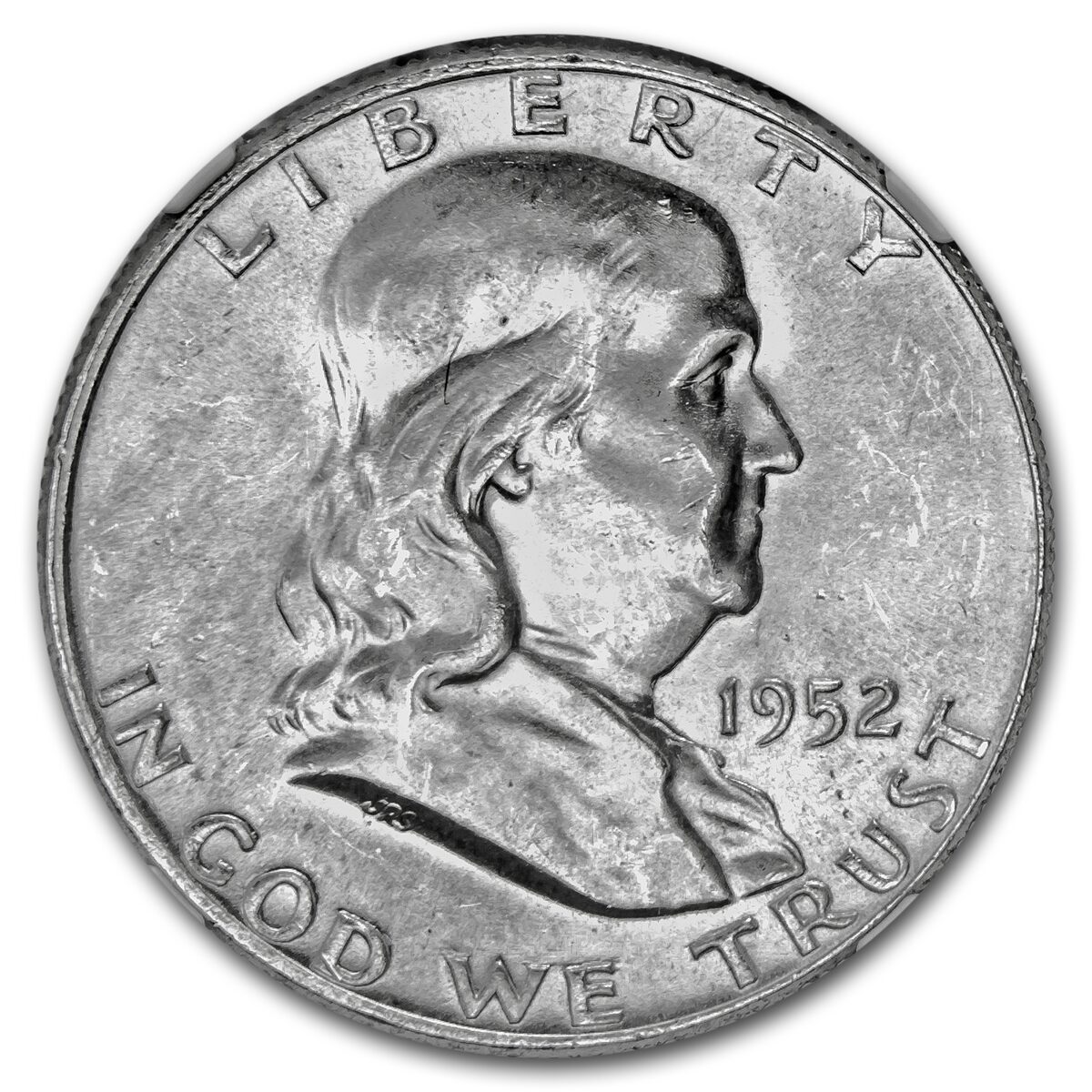 1952-D Franklin Half Dollar MS-64 NGC (FBL)