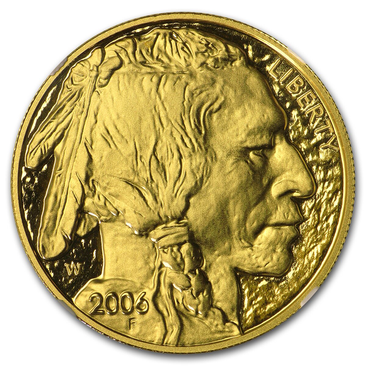 2006-W 1 oz Proof Gold Buffalo PF-70 NGC (Buffalo Label)