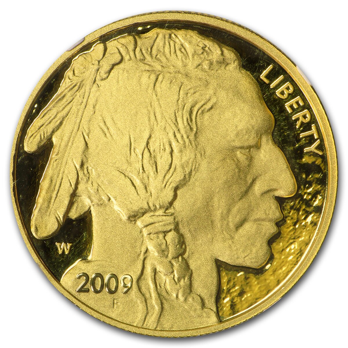 2009-W 1 oz Proof Gold Buffalo PF-70 NGC (Buffalo Label)