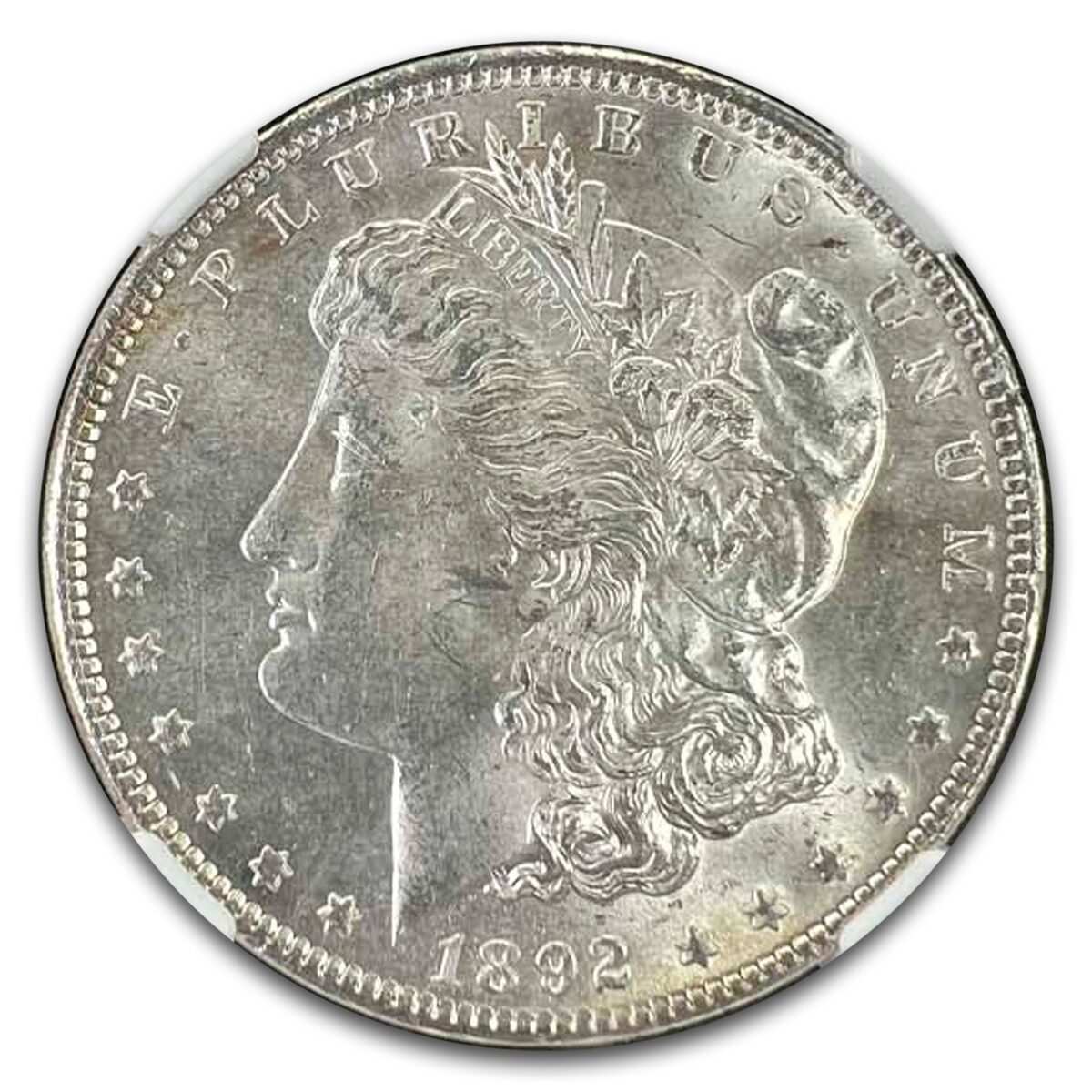 1892 Morgan Dollar MS-63 NGC
