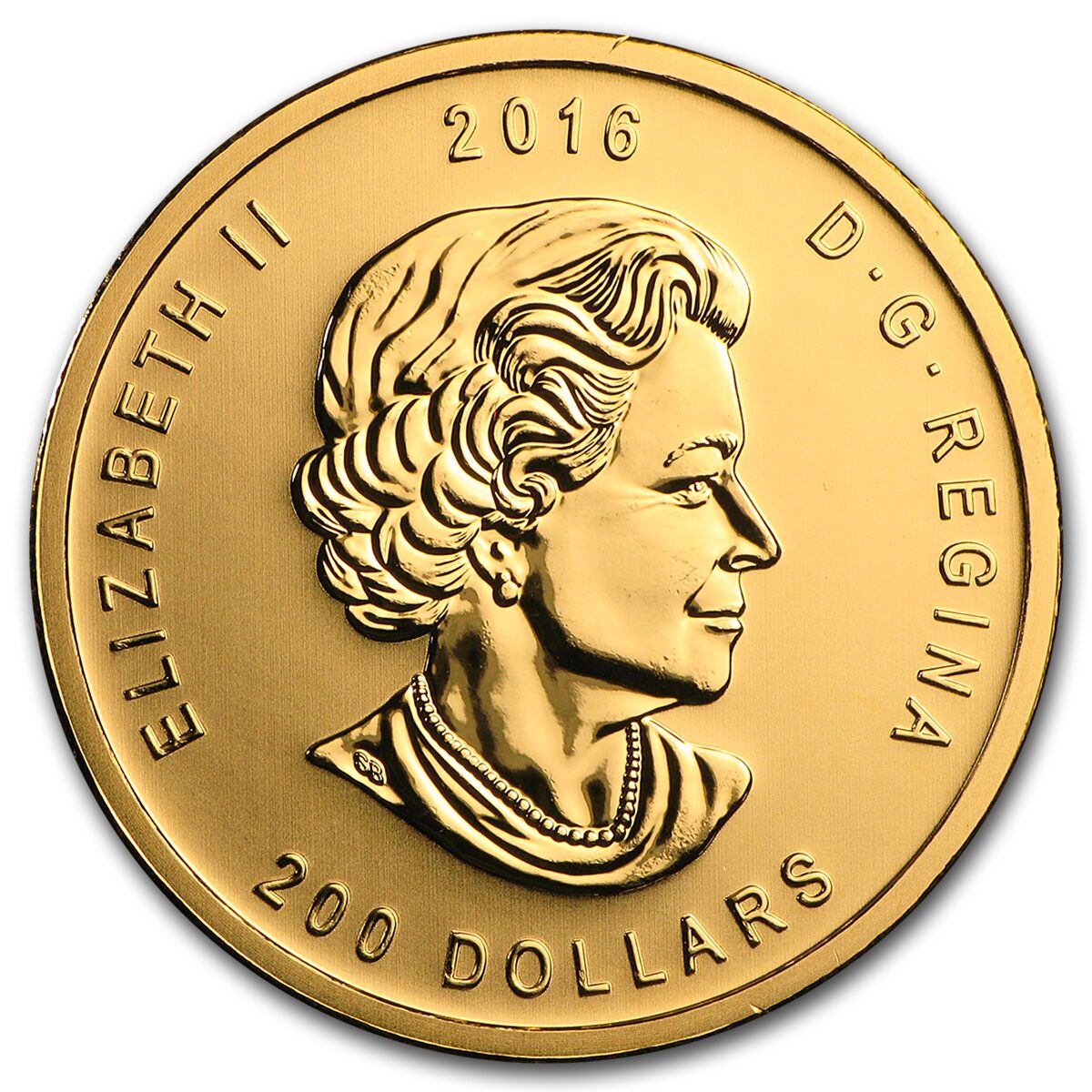 2016 Canada 1 oz Gold Roaring Grizzly .99999 BU (Dmgd/No Assay)