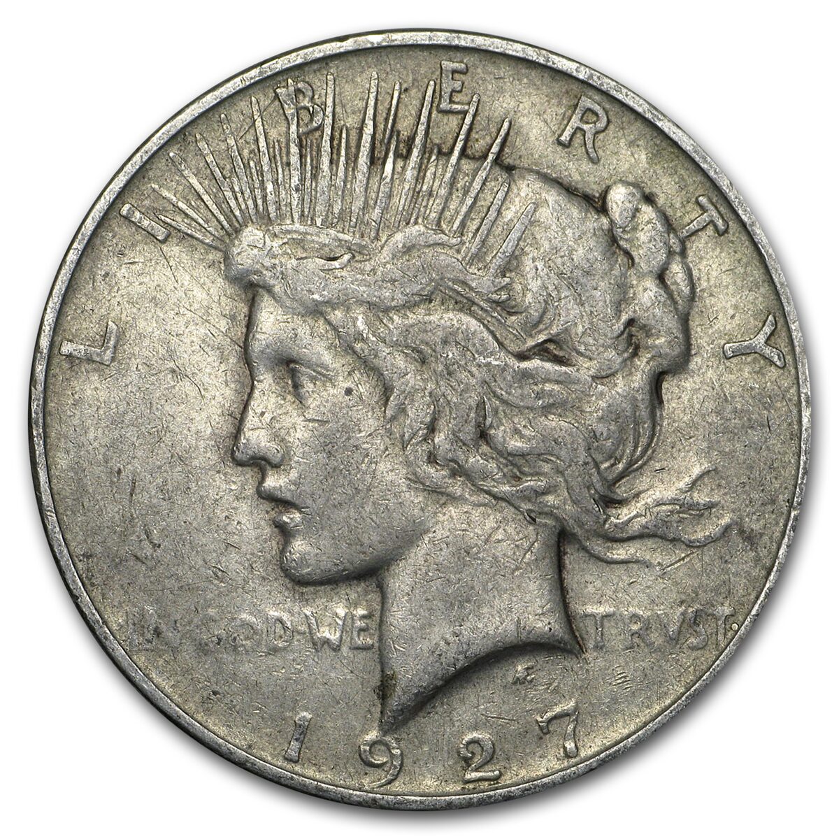 1927-D Peace Dollar VG/VF