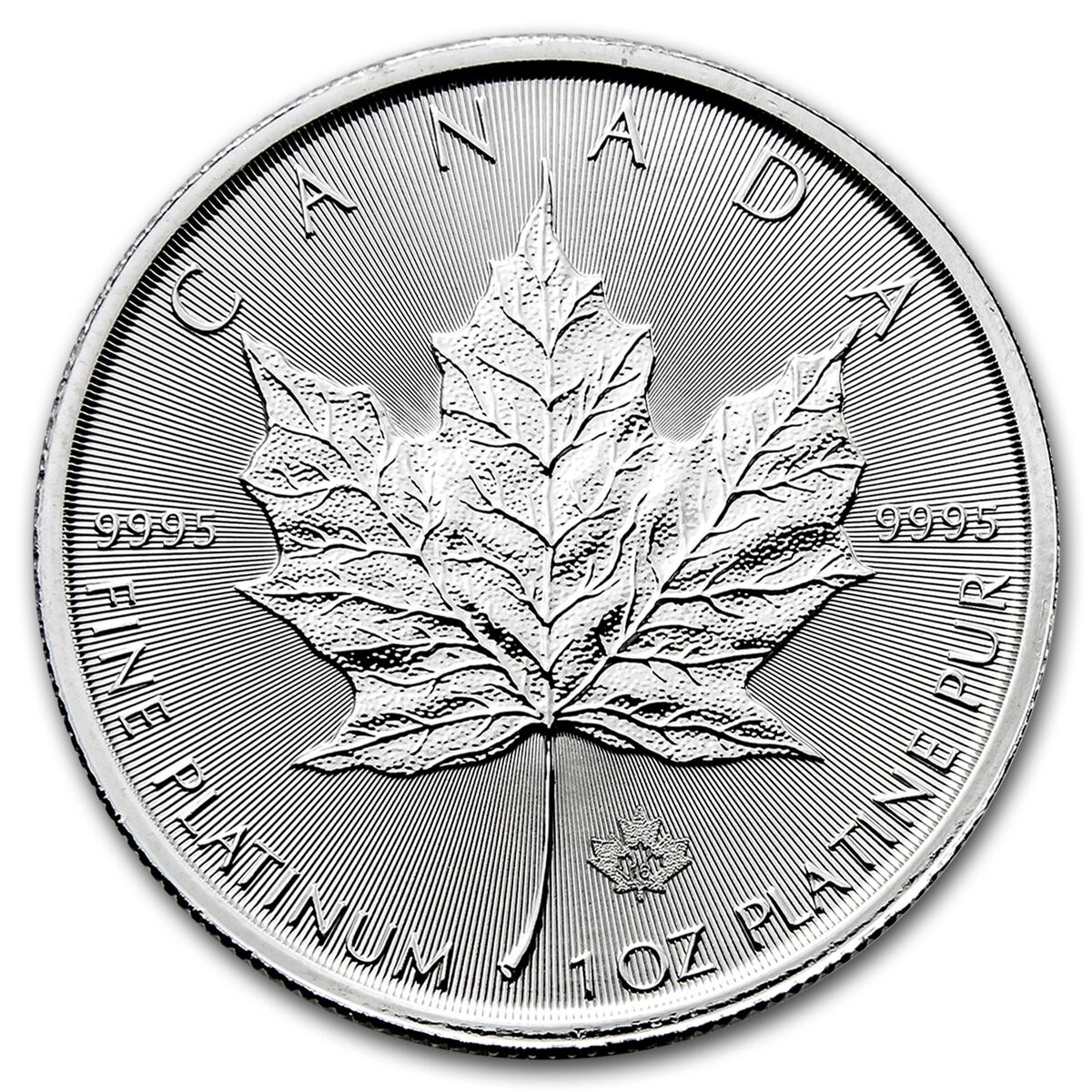 2016 Canada 1 oz Platinum Maple Leaf BU