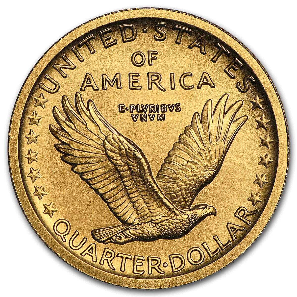 2016-W 1/4 oz Gold Standing Liberty Quarter Centennial (w/OGP)