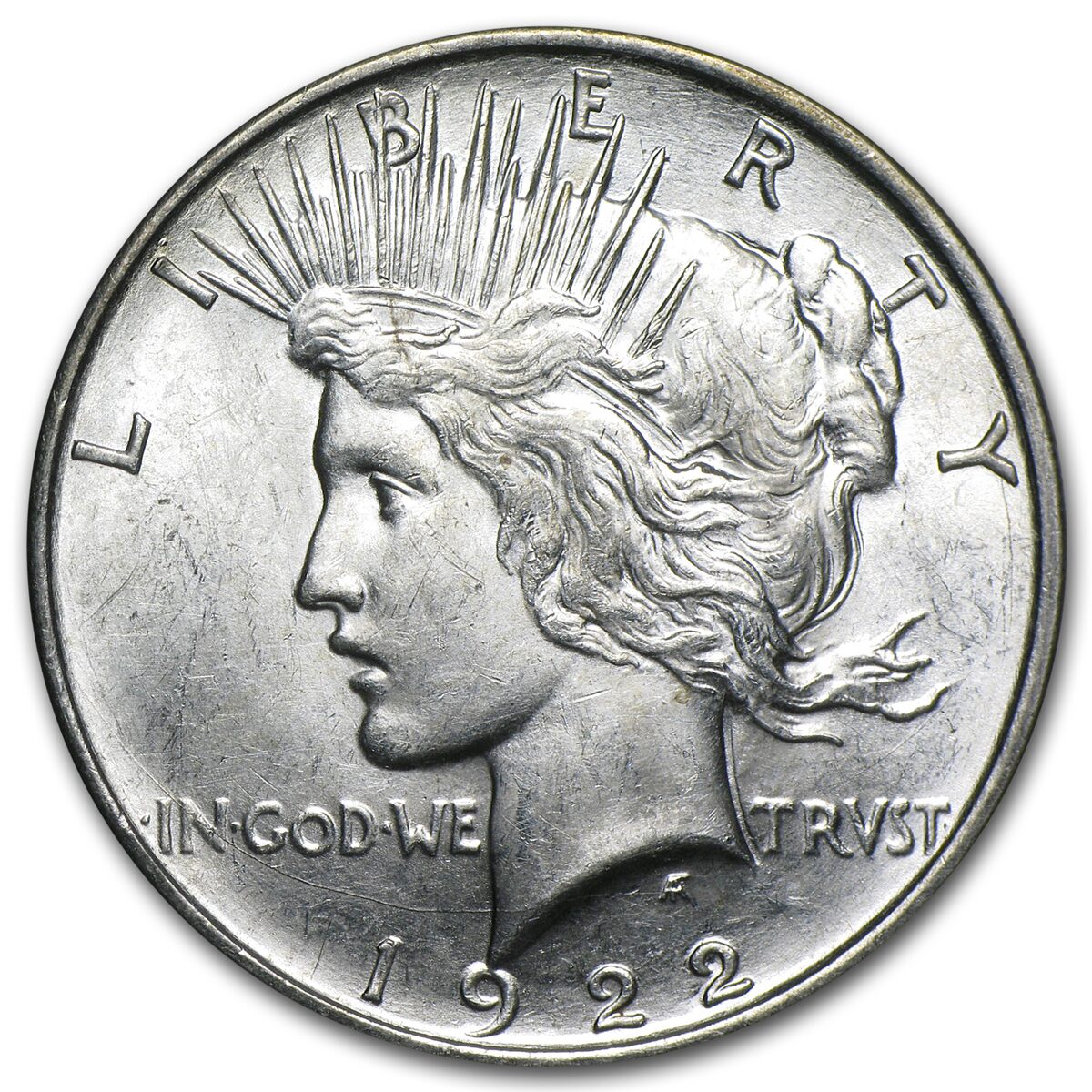 1922-D Peace Dollar BU
