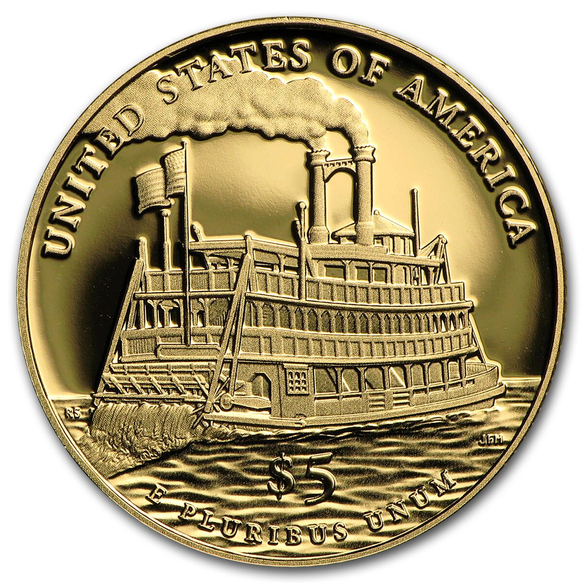 2016-W Gold $5 Commem Mark Twain Proof (w/Box & COA)