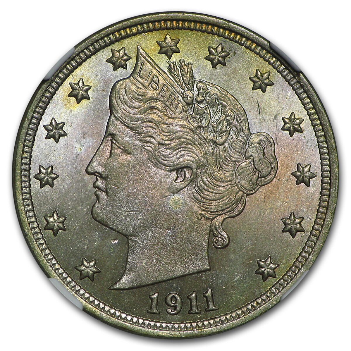 1911 Liberty Head V Nickel MS-65 NGC