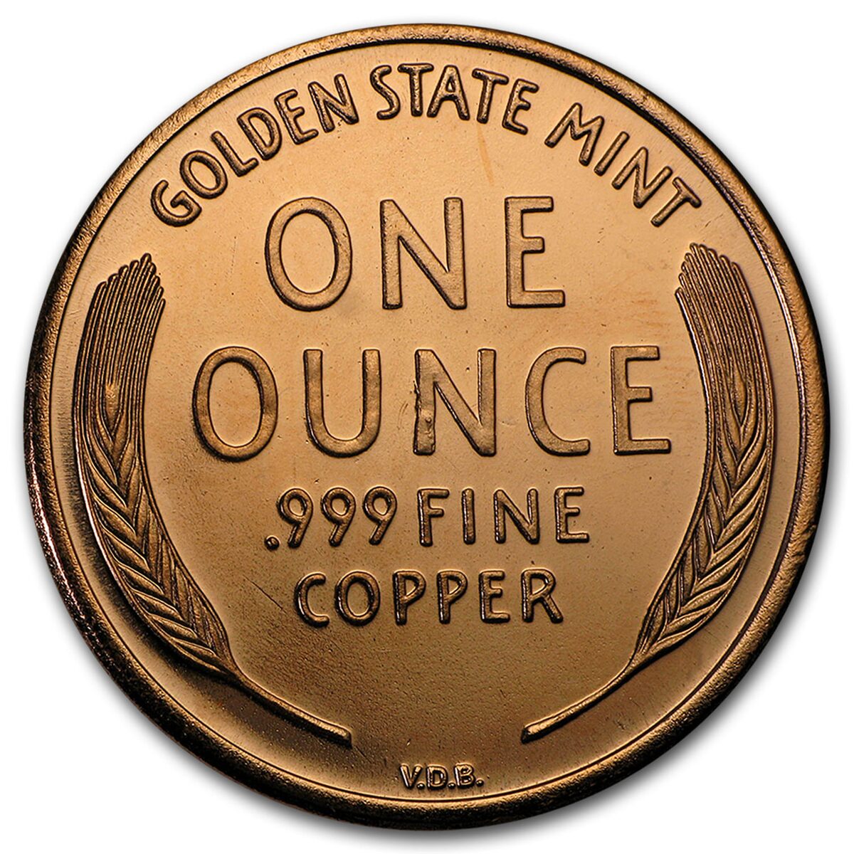 1 oz Copper Round - Lincoln Wheat Cent