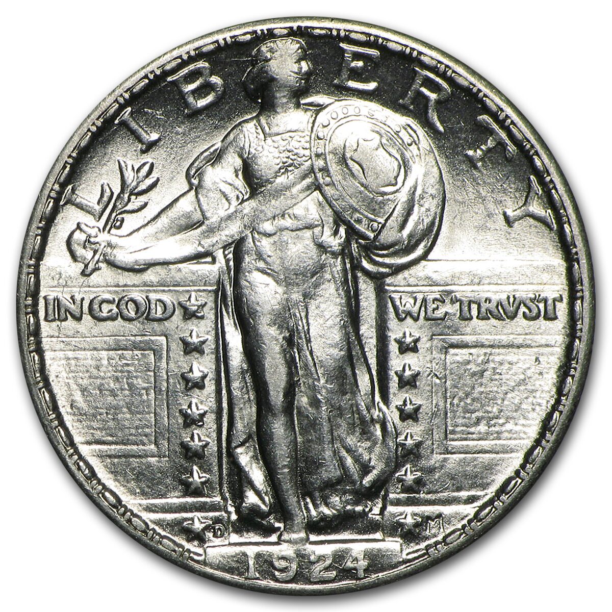 1924-D Standing Liberty Quarter BU