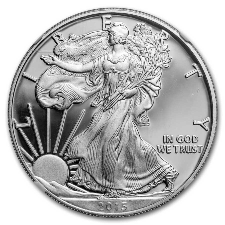 2015-W Proof American Silver Eagle PF-70 NGC (ER)