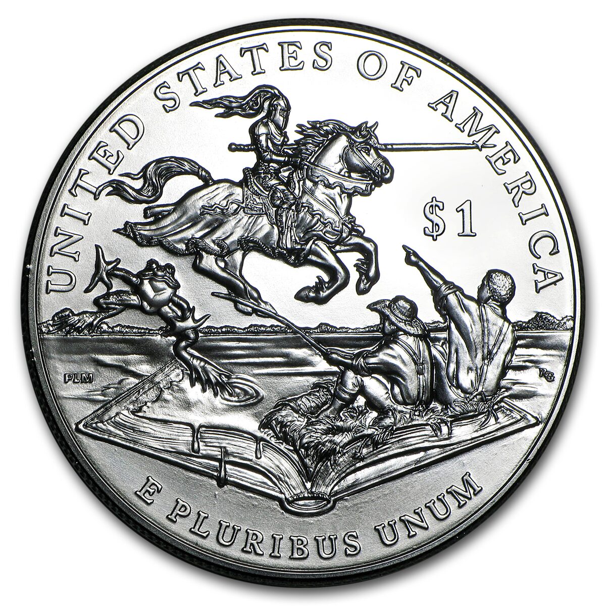 2016-P Mark Twain $1 Silver Commem BU (w/Box & COA)