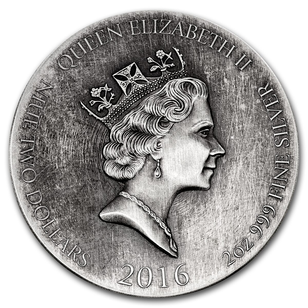 2016 2 oz Silver Coin - Biblical Series (Adam and Eve)