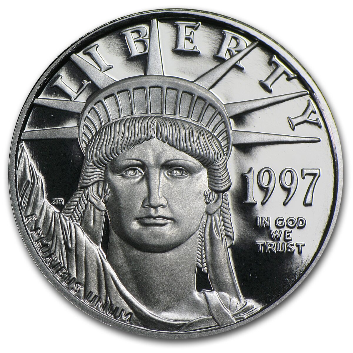 1997-W 1/4 oz Proof American Platinum Eagle (w/Box & COA)