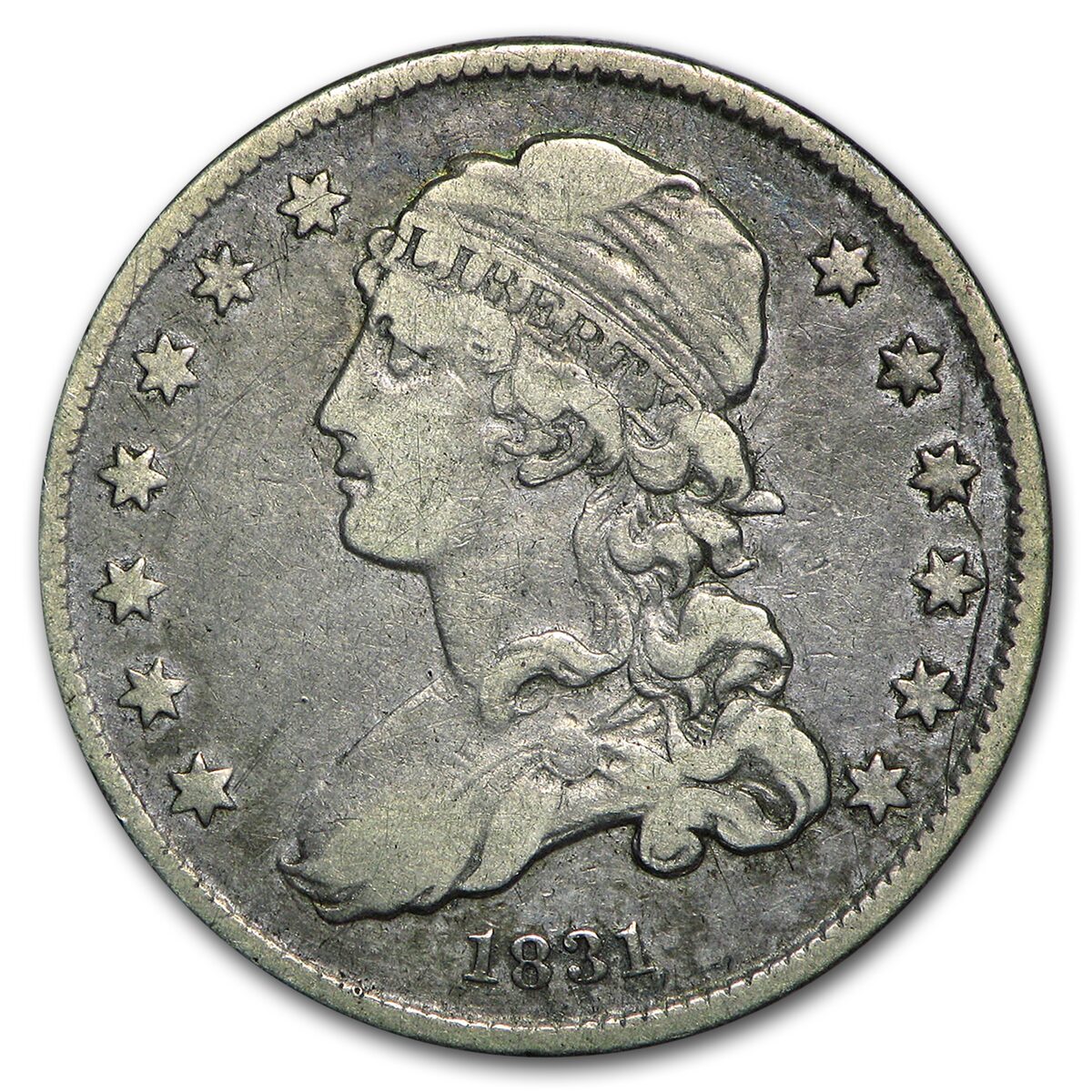 1831 Capped Bust Quarter VF