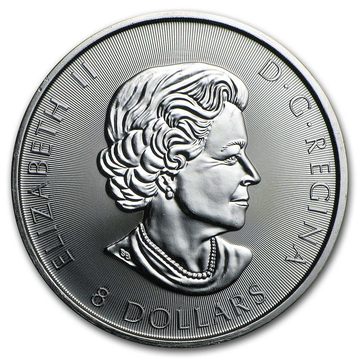 2016 Canada 1.5 oz Silver $8 SuperLeaf BU