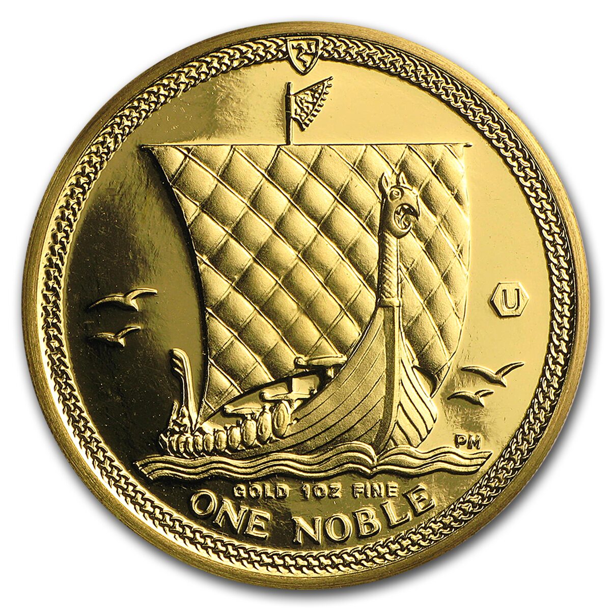2016 Isle of Man 1 oz Gold Noble BU