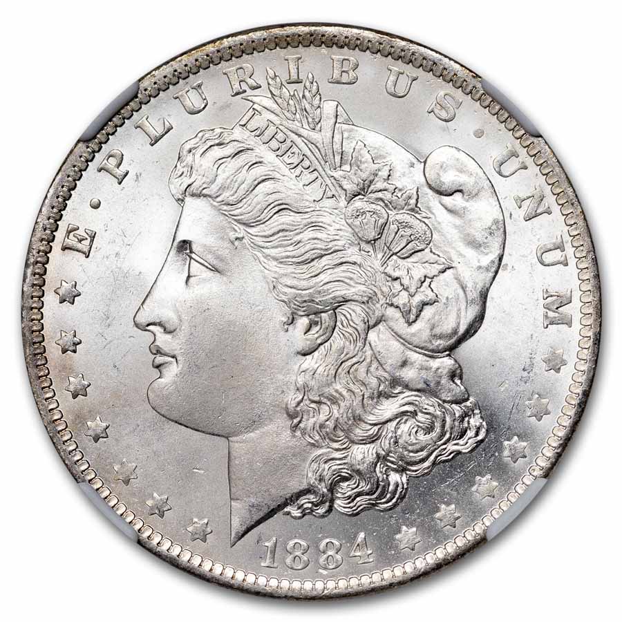 1884-O Morgan Dollar MS-67 NGC